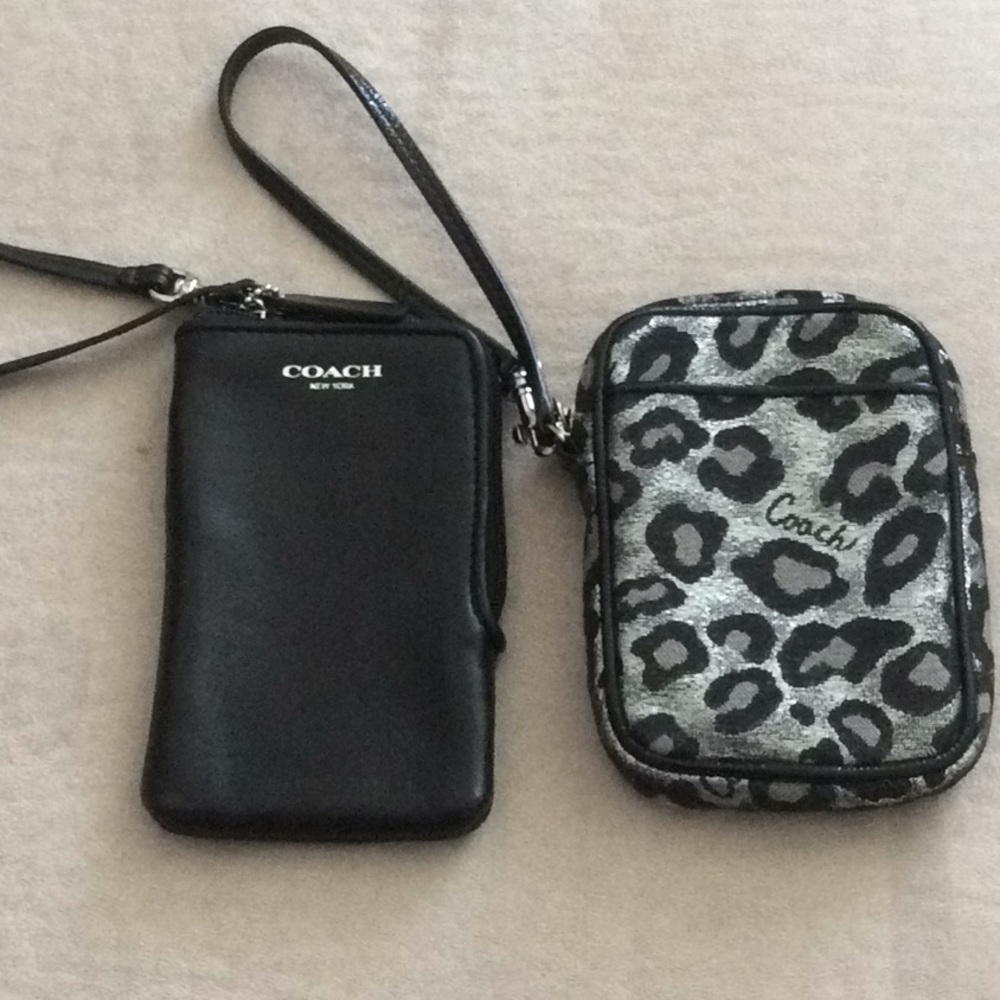 2 Coach wristlets